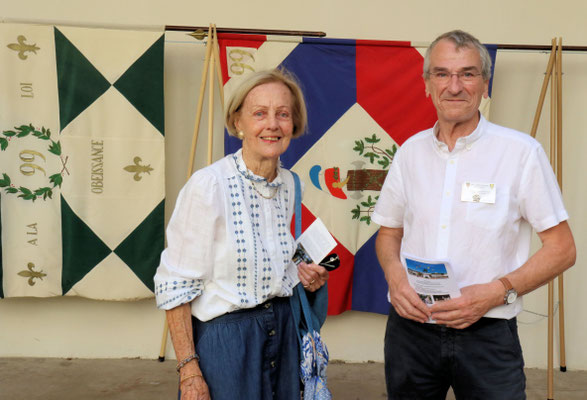 Visite de Madame SOUBRANE, veuve du COL SOUBRANE, chef de corps du 99e RI de 1974 à 1976.