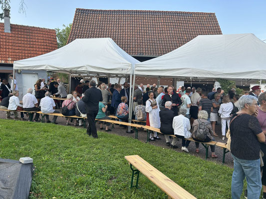 Le vin d'honneur...