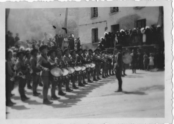 La musique régimentaire en action.