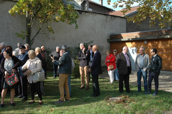 14 octobre 2017 : cérémonie du Souvenir à Sathonay-Camp.