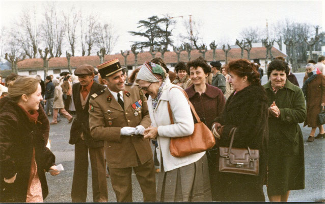Le chef de corps à la rencontre des familles