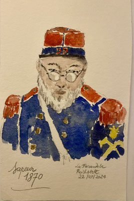 Aquarelle sur le vif.