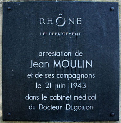 la plaque du Conseil général du Rhône