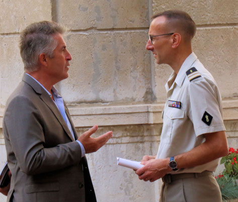 Avec Philippe BERTHELOT du Souvenir Français, JEP des 20/21-09-2025 (photo André Loiseau)
