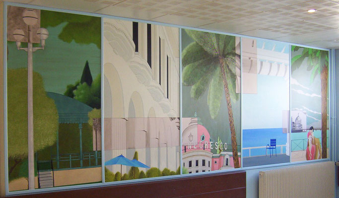 CarlCréArt - fresque hôpital nice