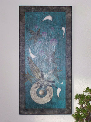 CarlCréArt - tableau acrylique et mosaîque