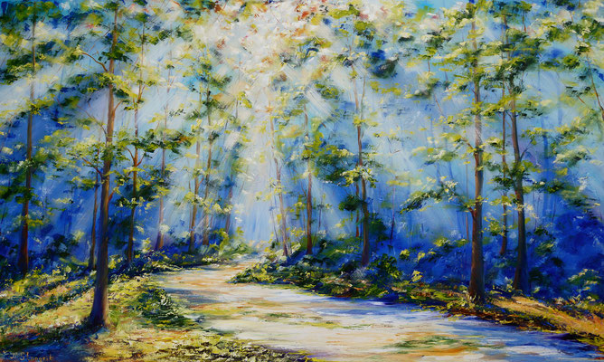 Magic Forest Oil on canvas, 120x70cm, 2019 