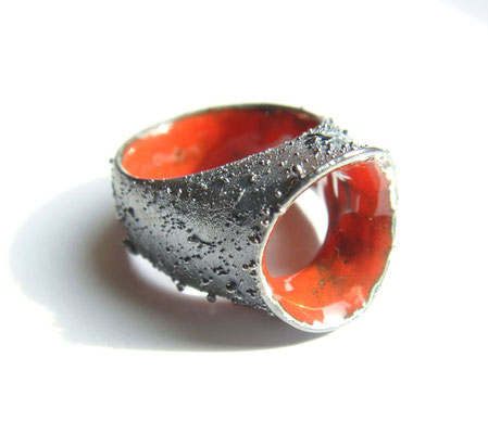 red sea ground • Ring 2009 • Silber, Emaille