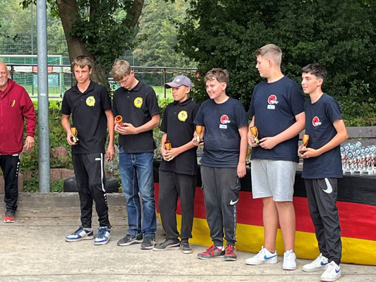 SiegerEhrung Junior B mit Maxim