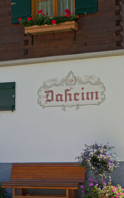 Das HAUS DAHEIM in Partenen im Montafon