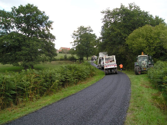 Réfection de la Route du Lavoir à Sorbier (03220) - Réalisation 2015