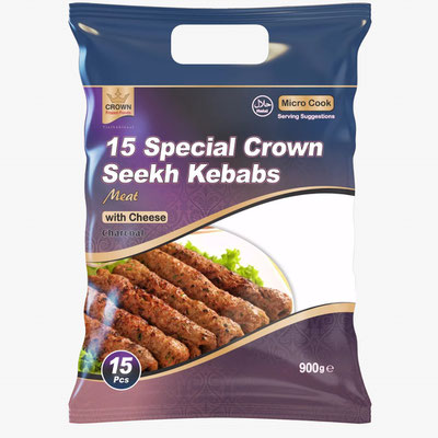 Seekh Kabab Kebab Special Fleischspieß