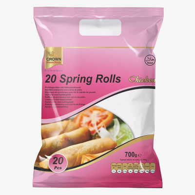 Spring Rolls Chicken Huhn Frühlingsrollen XXL