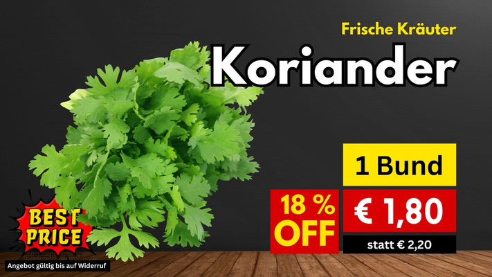 Koriander frisch