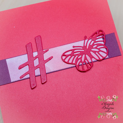 Carte Remerciement @MagaliDanjan Butterfly Brilliance ©Stampin'Up!® 2021