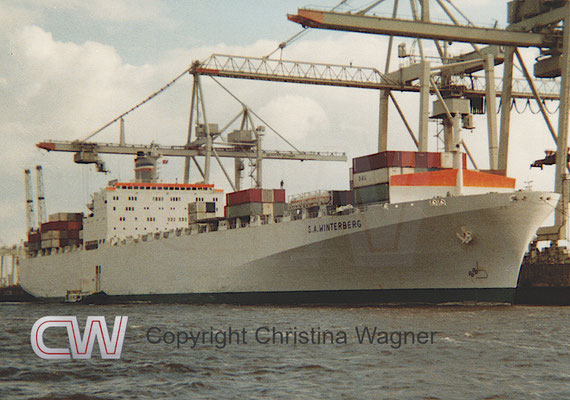 Die S. A. WINTERBERG in den 1990er Jahren in Hamburg