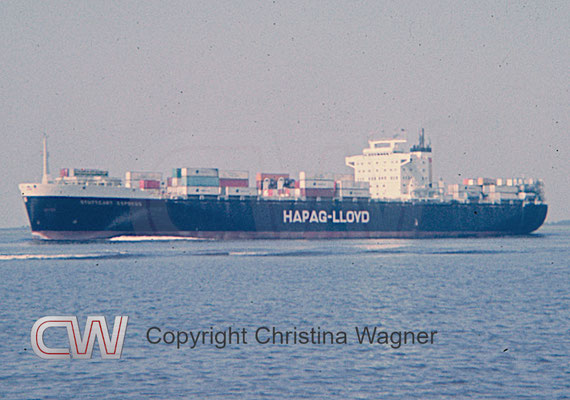 Die 1977 bei den Flender-Werft in Lübeck gebaute STUTTGART EXPRESS ersetzte mit ihren 3 Schwesterschiffe die Schiffe der 1. Generation