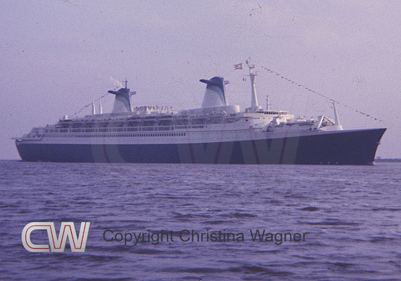1984 besuchte die NORWAY, ex FRANCE, Hamburg
