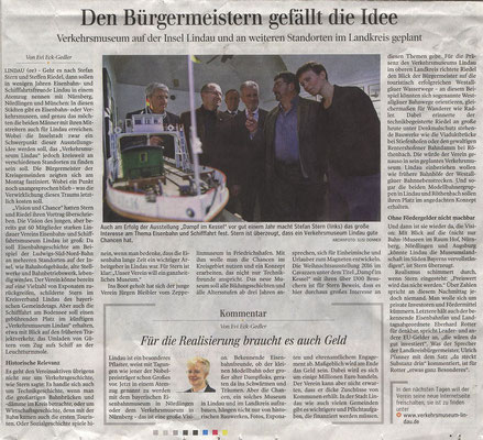 Lindauer Zeitung 31.01.2018  Präsentation im Bayerischen Gemeindetag  