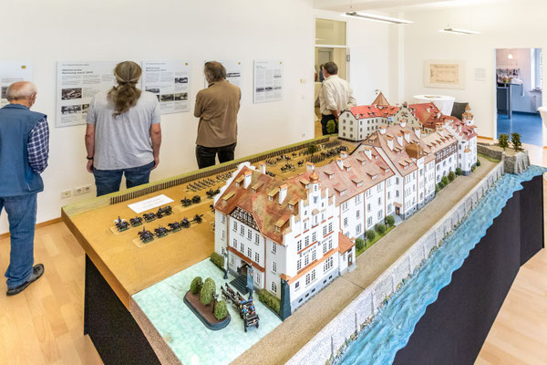 Modell der Luitpold Kaserne (Foto J.Wisckow)