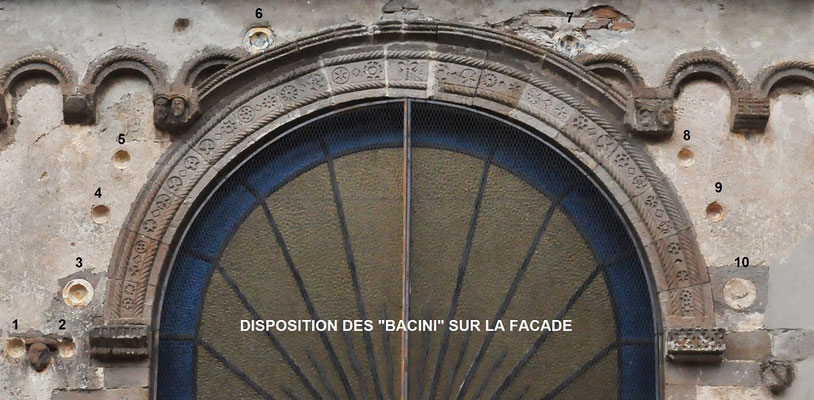 Sisco - Eglise Sainte-Catherine (emplacement des "bacini")
