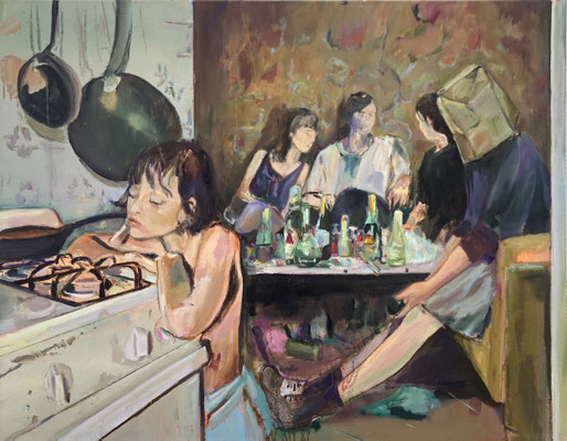 Freitag 2025 Öl auf Lwd 100 x 130 cm 
