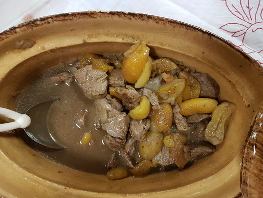 tajine d'agneau aux abricots