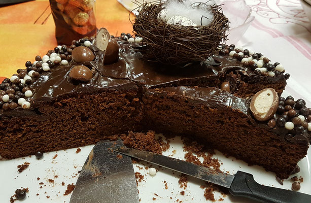 cake d'anniversaire tout chocolat