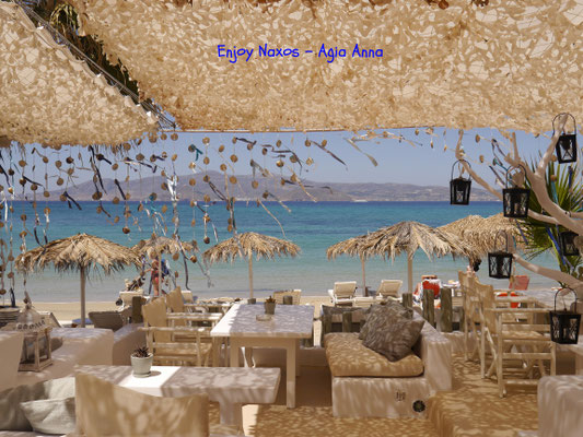 Enjoy Naxos Greece Agia Anna beach side