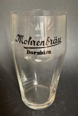  V019, Mohrenbrauerei August Huber, Dornbirn, VBG (Glas von ca. 1930)