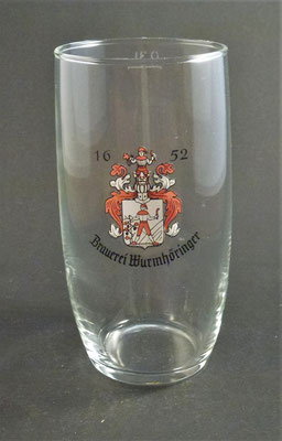 OE155, Privatbrauerei Wurmhöringer, Altheim, Bezirk Braunau, OÖ  (Glas von ca. 1960)