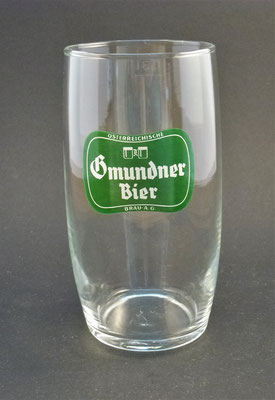 OE029, Gmundner Brauerei, Gmunden, OÖ, + 1969  (Glas von ca. 1960)