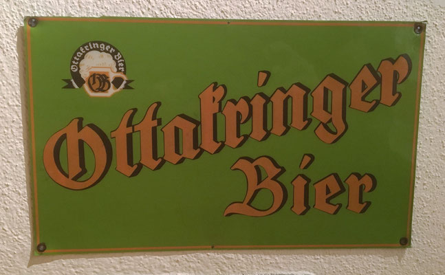 059 Brauerei Ottakring, Blech/Plastik, Abm. 20 cm x 33 cm, kein Impressum, ca. 1950