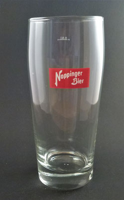 S027, Noppinger Bräu, Oberndorf, SBG, + 1985 (Glas von ca. 1970)