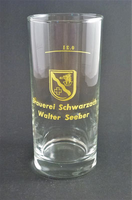 S040, Brauerei Schwarzach, Walter Seeber, Schwarzach im Pongau, + 2008 (Glas von ca. 1980)