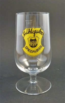 OE084, Brauerei Mühlgrub, "Schartner" Fein Ges.m.b.H., Bad Hall, Bezirk Steyr Land, OÖ, + 1986  (Glas von ca. 1960)