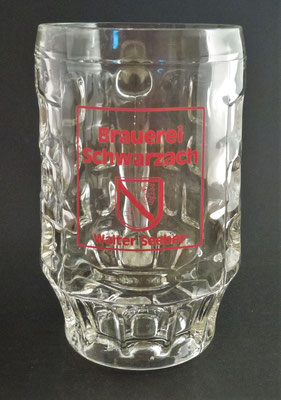 S038, Brauerei Schwarzach, Walter Seeber, Schwarzach im Pongau, + 2008 (Glas von ca. 1980)