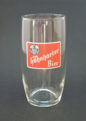  OE041, Brauerei Höhnhart, Bezirk Braunau, OÖ + 1983  (0,3 L Glas von ca. 1950)