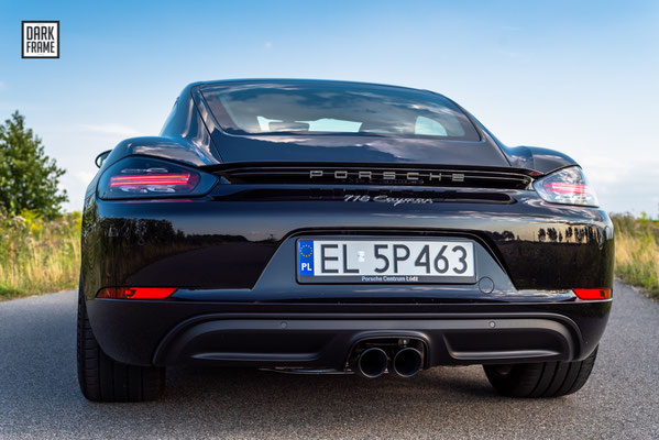 Porsche Cayman Łódź Dark Frame