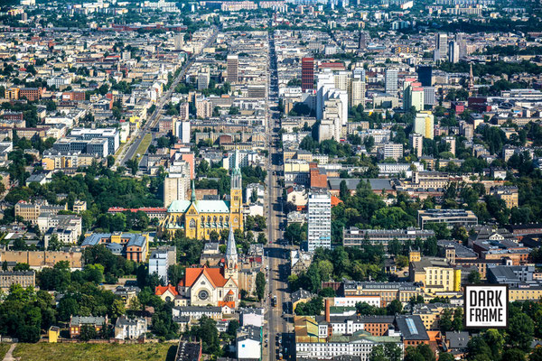 Panorama Łodzi, zdjęcia Łodzi Dark Frame