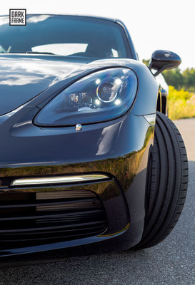 Porsche Cayman Łódź Dark Frame