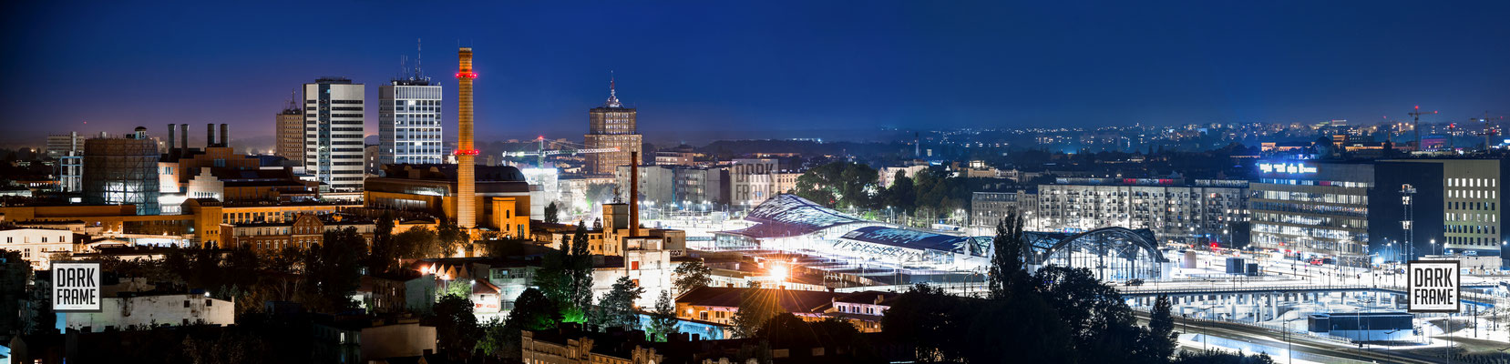 Nowe Centrum Łodzi, zdjęcia Łodzi Dark Frame