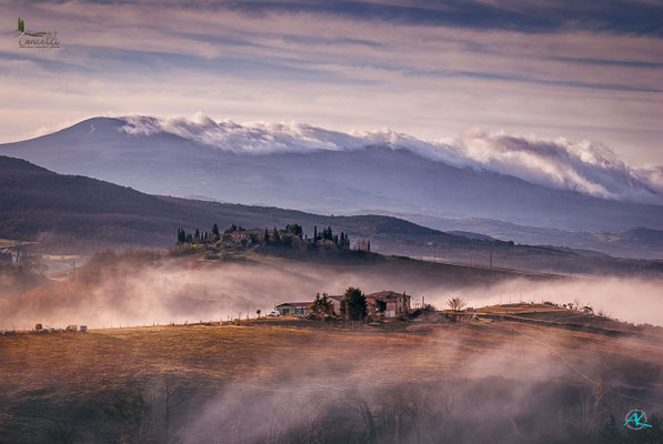 Dramatische Winterstimmung - Podere Cancelli im Februar 2022