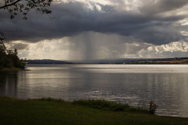 Mjøsasee mit Regen