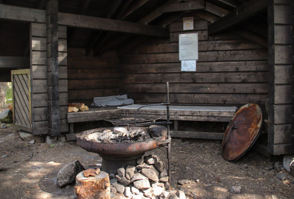 bei Kristiinankaupunki, Grillhütte