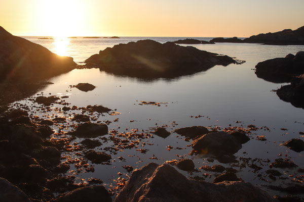 Sonnenuntergang in Stø 