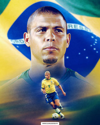 Ronaldo - Ballon d'or 1997 et 2002 - Brésil