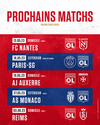 Prochains matchs