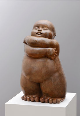 Abrazo           -           bronce             -           55x31x26 cm.