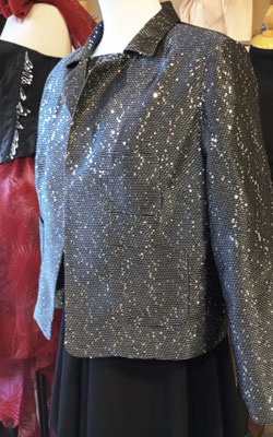 veste courte paillette